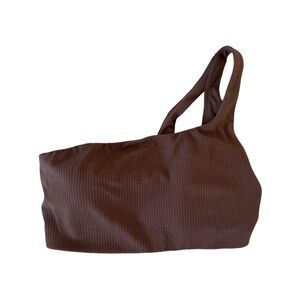 Lululemon Ribbed Nulu Asymmetrical Yoga Bra *Light Support, A/B Cup